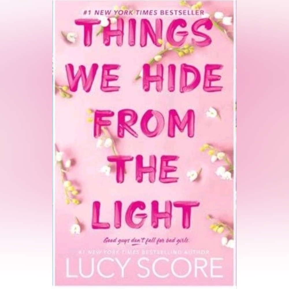 Pink 'We Hide From The Light' Book Cover